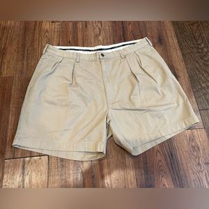 Polo Ralph Lauren Tan Flat Front Prospect Cotton Chino Shorts